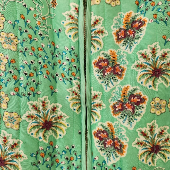 Silk Floral Jacket Pastel Cottagecore Romantic Coquette Prairie Soft Feminine XL - Picture 6 of 15